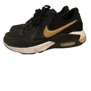 Nike Air Max Black with Gold Accents